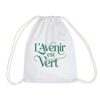 L'avenir est vert - Sac de sport léger - blanc - Devant