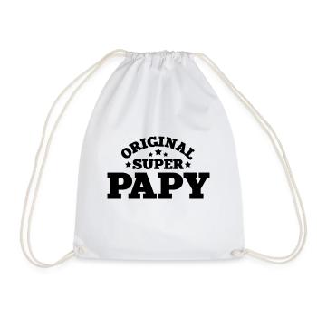 original super papy - Sac de sport léger - blanc - Devant