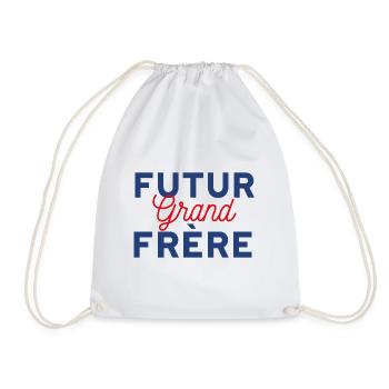 Futur grand frère - Sac de sport léger - blanc - Devant