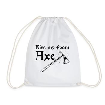 Larping Quote for Roleplaying and Larper - Drawstring Bag - white - Front