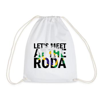Capoeira instruments for Brazilian dance - Drawstring Bag - white - Front