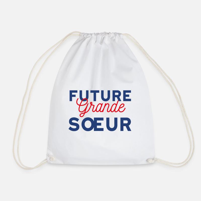 Future grande sœur - Sac de sport léger - blanc