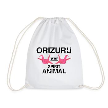 Design coloré Kirigami Origami - Sac de sport léger - blanc - Devant
