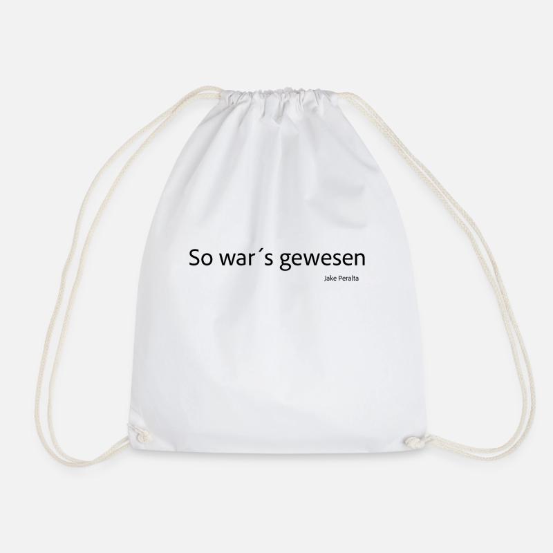 So wars gewesen - Turnbeutel - Weiß