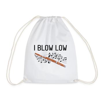 Orchestra and woodwind instrument - Drawstring Bag - white - Front
