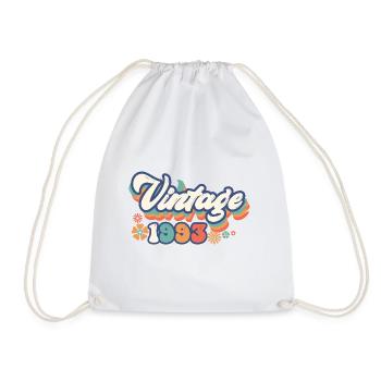 1993 Anniversaire Vintage - Sac de sport léger - blanc - Devant