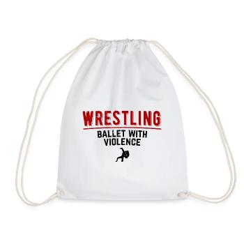 Grappling Martial Arts Wrestling - Turnbeutel - Weiß - Vorne