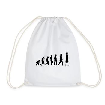 Handstand Evolution Gymnastics gymnastics Calisthenics - Drawstring Bag - white - Front
