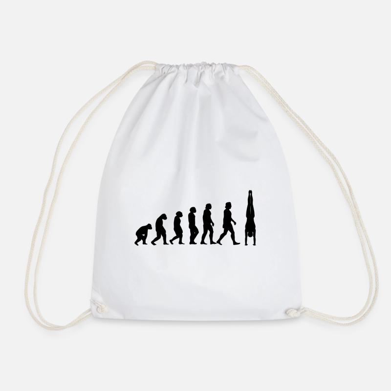 Handstand Evolution Gymnastics turnen Calisthenics - Turnbeutel - Weiß