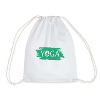Yoga - Turnbeutel - Weiß - Vorne