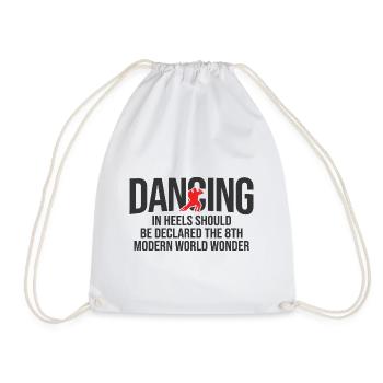 Breakdancing Tanzen für Tänzer - Turnbeutel - Weiß - Vorne