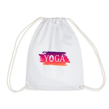 Yoga - Turnbeutel - Weiß - Vorne