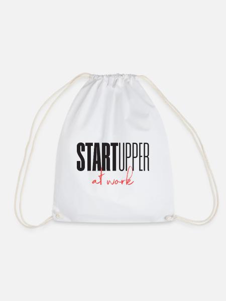 Startupper Startup at work - Turnbeutel - Weiß