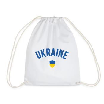 Ukraine - Drawstring Bag - white - Front