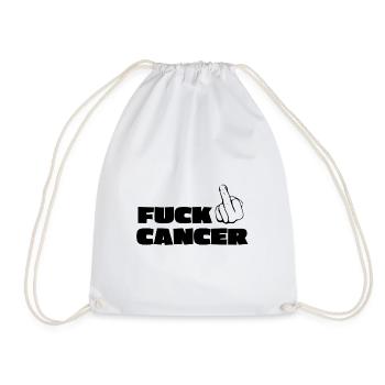 Fuck Cancer - Turnbeutel - Weiß - Vorne