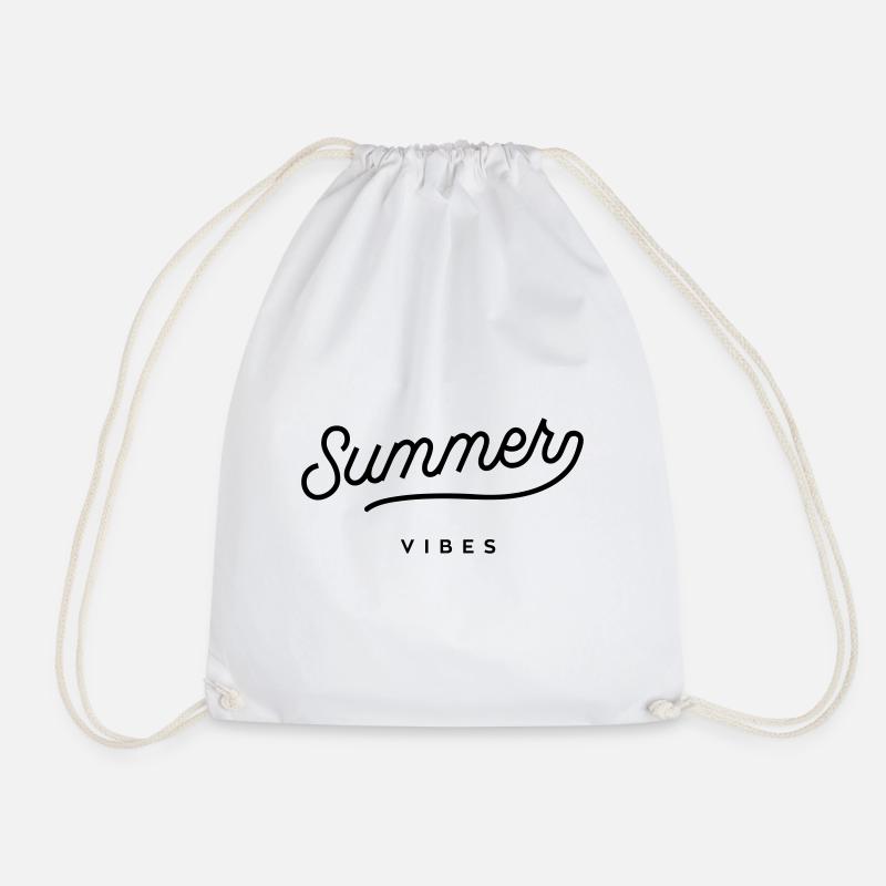Summer Vibes - Turnbeutel - Weiß
