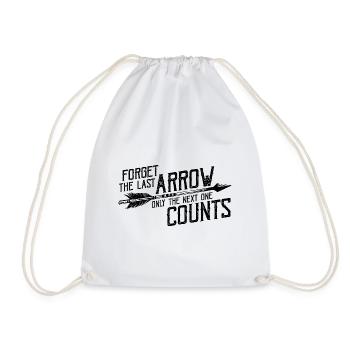 Bow and Arrow Archery Sport Archer S - Drawstring Bag - white - Front