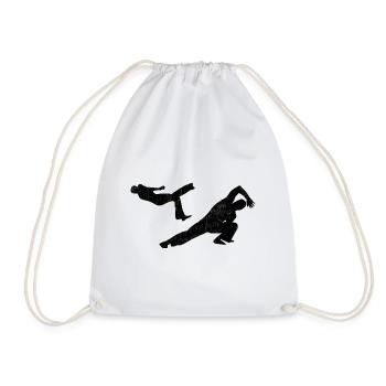 Capoeira - Turnbeutel - Weiß - Vorne
