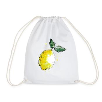 citrus fresh - Drawstring Bag - white - Front