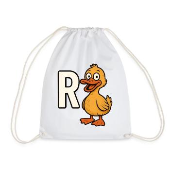 Pension Duck Retirement Grandpa Grandma - Drawstring Bag - white - Front