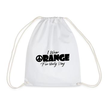 Against bullying in the workplace Be nicely conciliatory - Drawstring Bag - white - Front