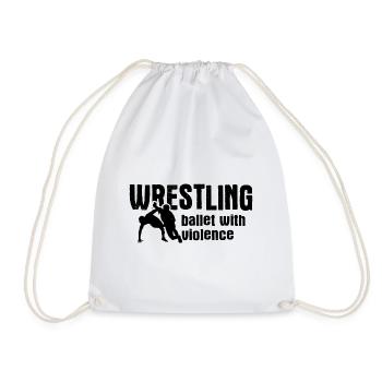 Grappling Martial Arts Wrestling - Turnbeutel - Weiß - Vorne
