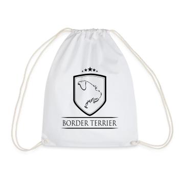 BORDER TERRIER COAT - Sac de sport léger - blanc - Devant