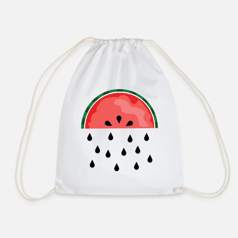 pluie de pastèque - Sac de sport léger - blanc