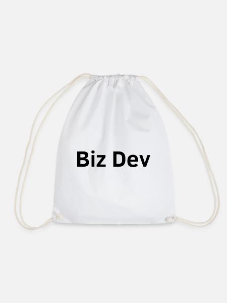 Biz Dev - Drawstring Bag - white
