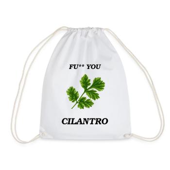 Fu** you Cilantro - Turnbeutel - Weiß - Vorne