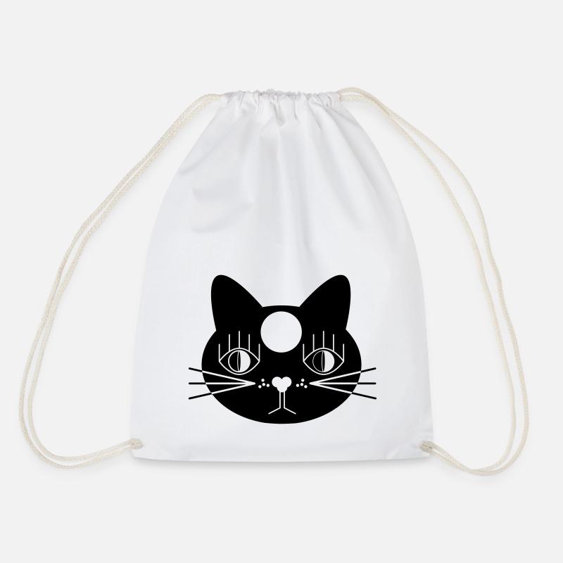Cat - Turnbeutel - Weiß
