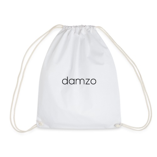 Damzo Simple 2 Sided Text Tee - Drawstring Bag