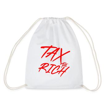 Taxer les riches AOC rouge - Sac de sport léger - blanc - Dos