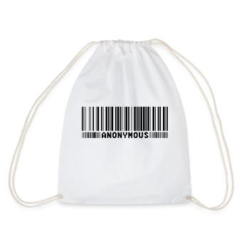 Anonymous Barcode - We are legion - Shirt - Turnbeutel - Weiß - Hinten