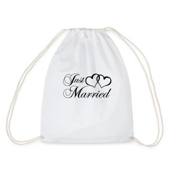 just_married_coeur - Sac de sport léger - blanc - Dos