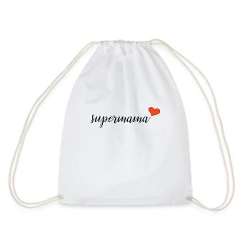 Super maman - Sac de sport léger - blanc - Dos