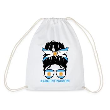 Argentinische Mama Argentinien Mama Argentinische Fla - Turnbeutel - Weiß - Hinten