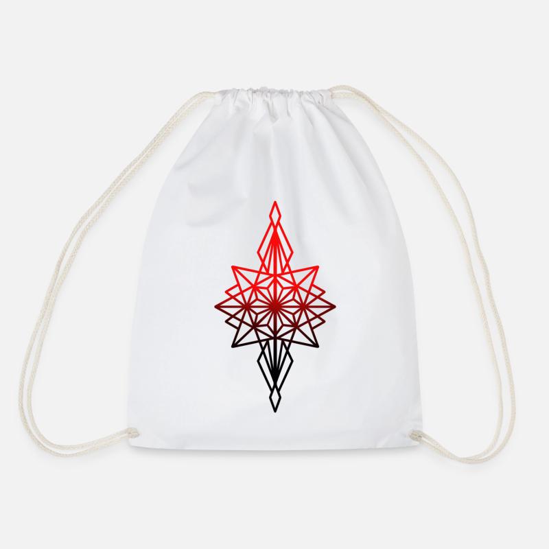 Redblack geometric - Sac de sport léger - blanc