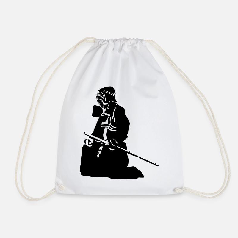 kendo - Drawstring Bag - white