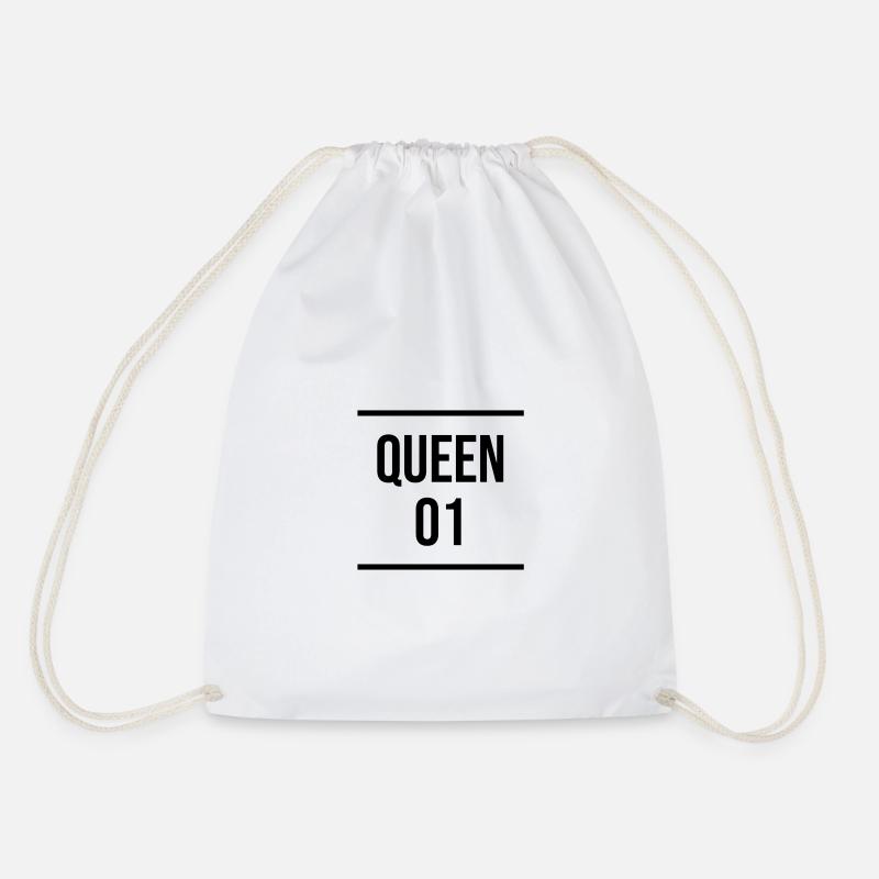 Queen 01 - Turnbeutel - Weiß