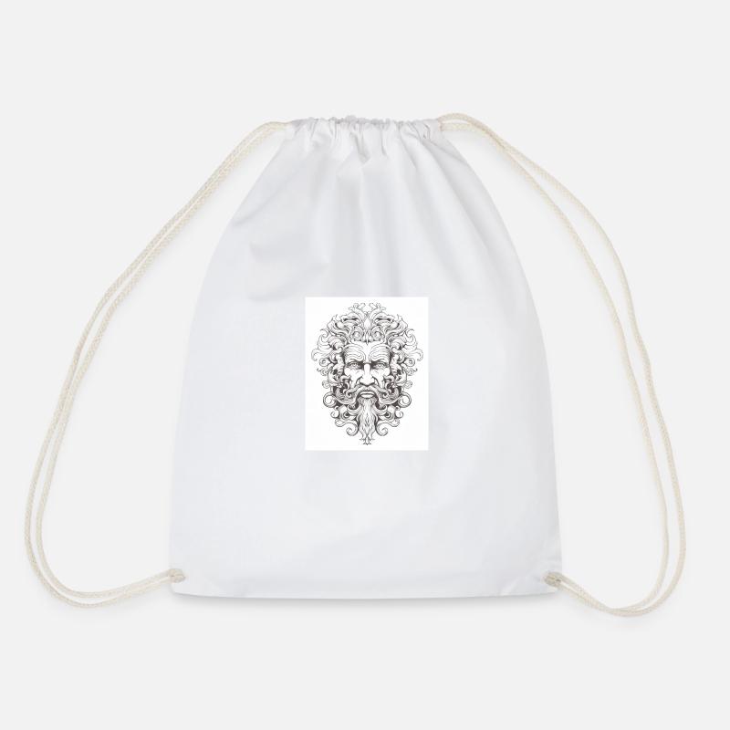 Griechischer Gott - Turnbeutel - Weiß
