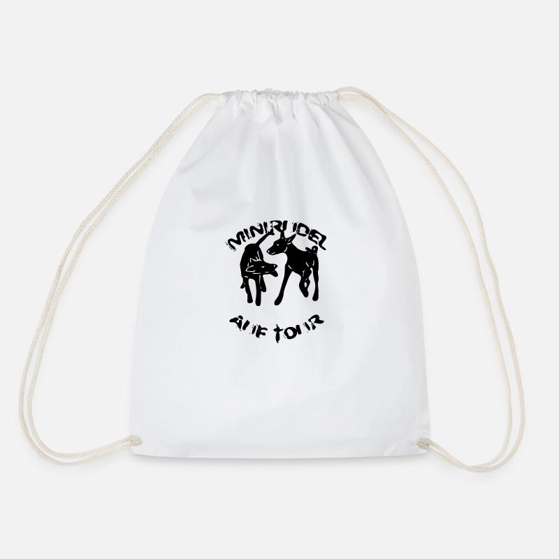 minirudel_auf_tour - Drawstring Bag - white