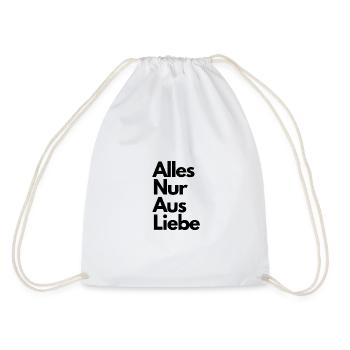 anal - Turnbeutel - Weiß - Hinten
