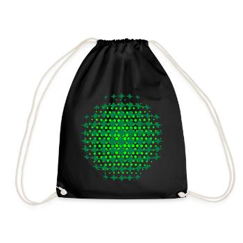 FUNKY DISCO SPACE SUPERNOVA - by toneyshirts.de - Turnbeutel - Schwarz - Vorne