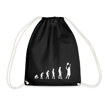 Tennis – Evolution - Turnbeutel - Schwarz - Vorne
