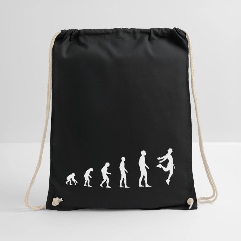 Tänzer Männlich – Evolution Turnbeutel