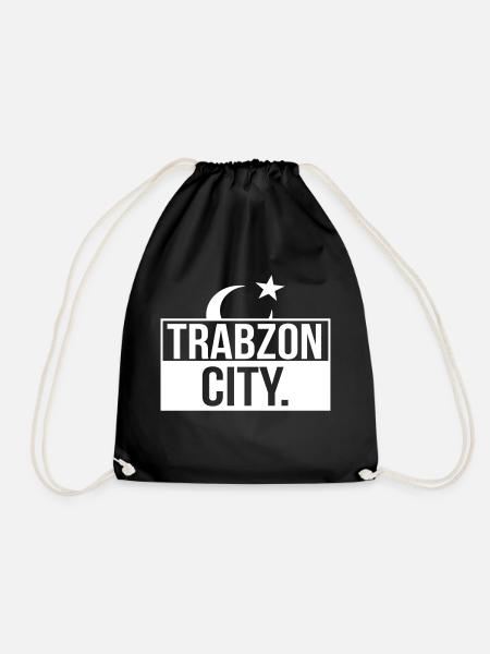 Trabzon City Türkei Türkiye - Turnbeutel - Schwarz