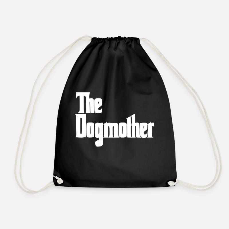 The Dogmother - Hunde Mutti - Turnbeutel - Schwarz