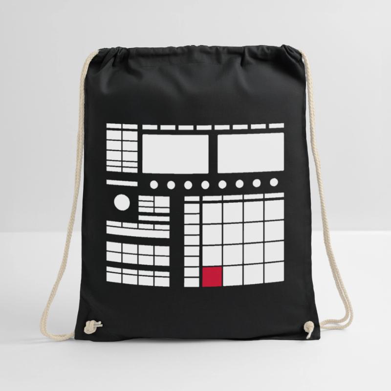 DRUM MACHINE SAMPLER COMPUTER PADS Drawstring Bag