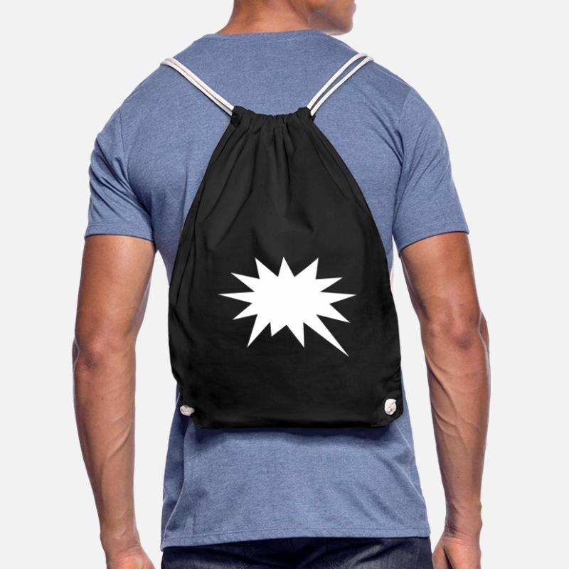 Comic bubble, your text, template, speechbubble, Drawstring Bag